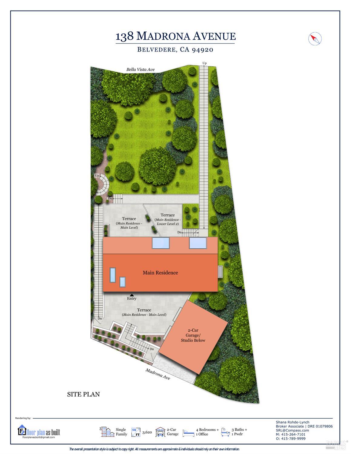 Detail Gallery Image 52 of 52 For 138 Madrona Ave, Belvedere,  CA 94920 - 4 Beds | 3/1 Baths