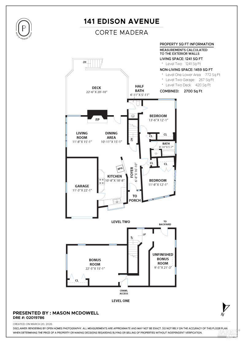 Detail Gallery Image 50 of 50 For 141 Edison Ave, Corte Madera,  CA 94925 - 2 Beds | 1/1 Baths