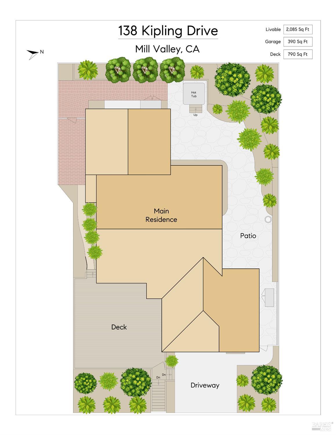 Detail Gallery Image 61 of 61 For 138 Kipling Dr, Mill Valley,  CA 94941 - 4 Beds | 3 Baths