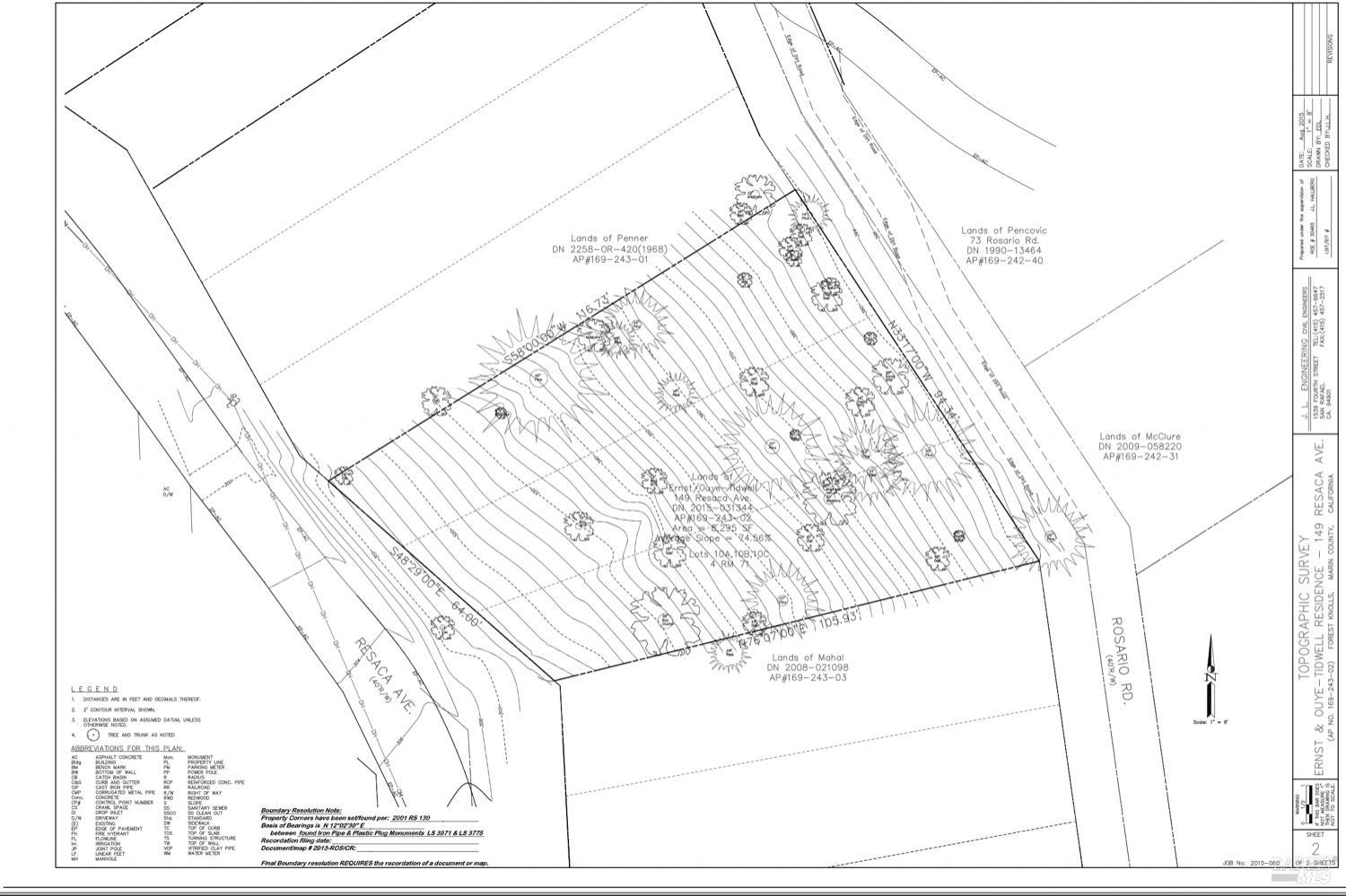 Detail Gallery Image 2 of 4 For 149 Resaca Ave, Forest Knolls,  CA 94938 - – Beds | – Baths