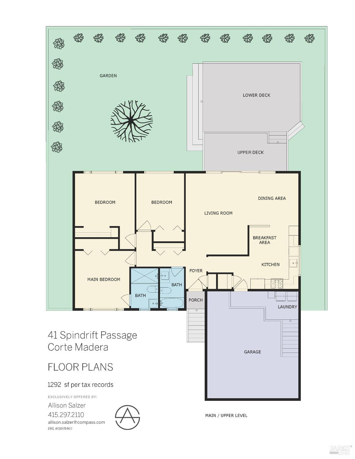 Detail Gallery Image 30 of 31 For 41 Spindrift Psge, Corte Madera,  CA 94925 - 3 Beds | 2 Baths