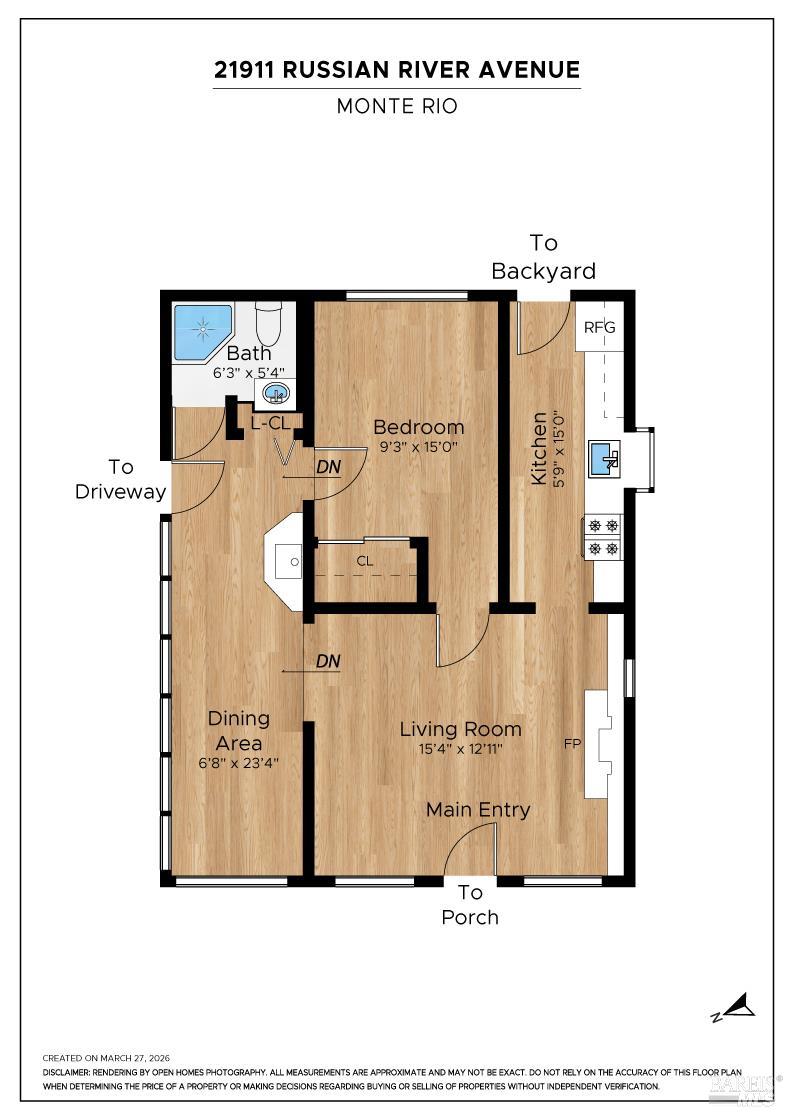 Detail Gallery Image 15 of 66 For 21911 Russian River Ave, Villa Grande,  CA 95486 - 1 Beds | 1 Baths