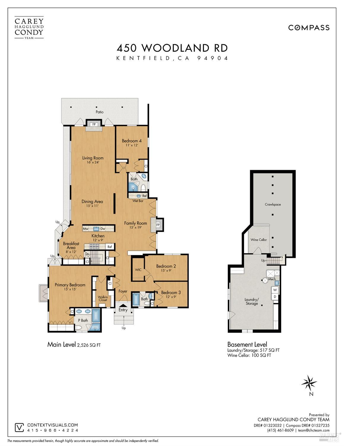 Detail Gallery Image 26 of 27 For 450 Woodland Rd, Kentfield,  CA 94904 - 4 Beds | 4 Baths