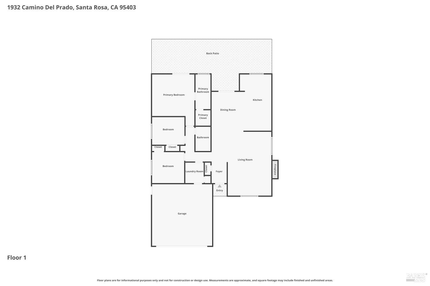 Detail Gallery Image 39 of 39 For 1932 Camino Del Prado Unkn, Santa Rosa,  CA 95403 - 3 Beds | 2 Baths