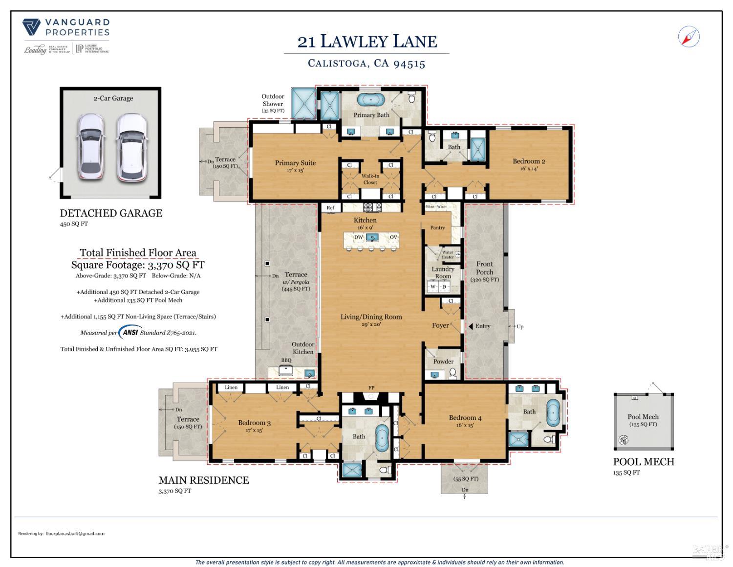 Detail Gallery Image 40 of 40 For 21 Lawley Ln, Calistoga,  CA 94515 - 4 Beds | 4/1 Baths