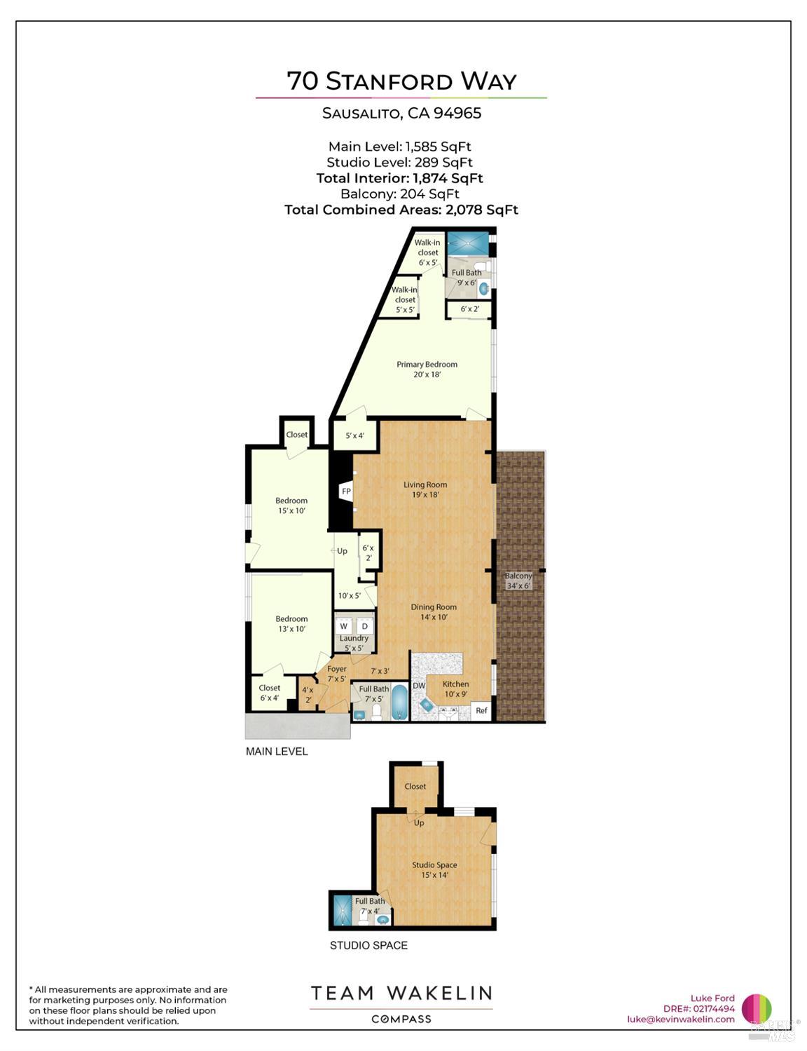 Detail Gallery Image 55 of 55 For 70 Stanford Way, Sausalito,  CA 94965 - 3 Beds | 3 Baths