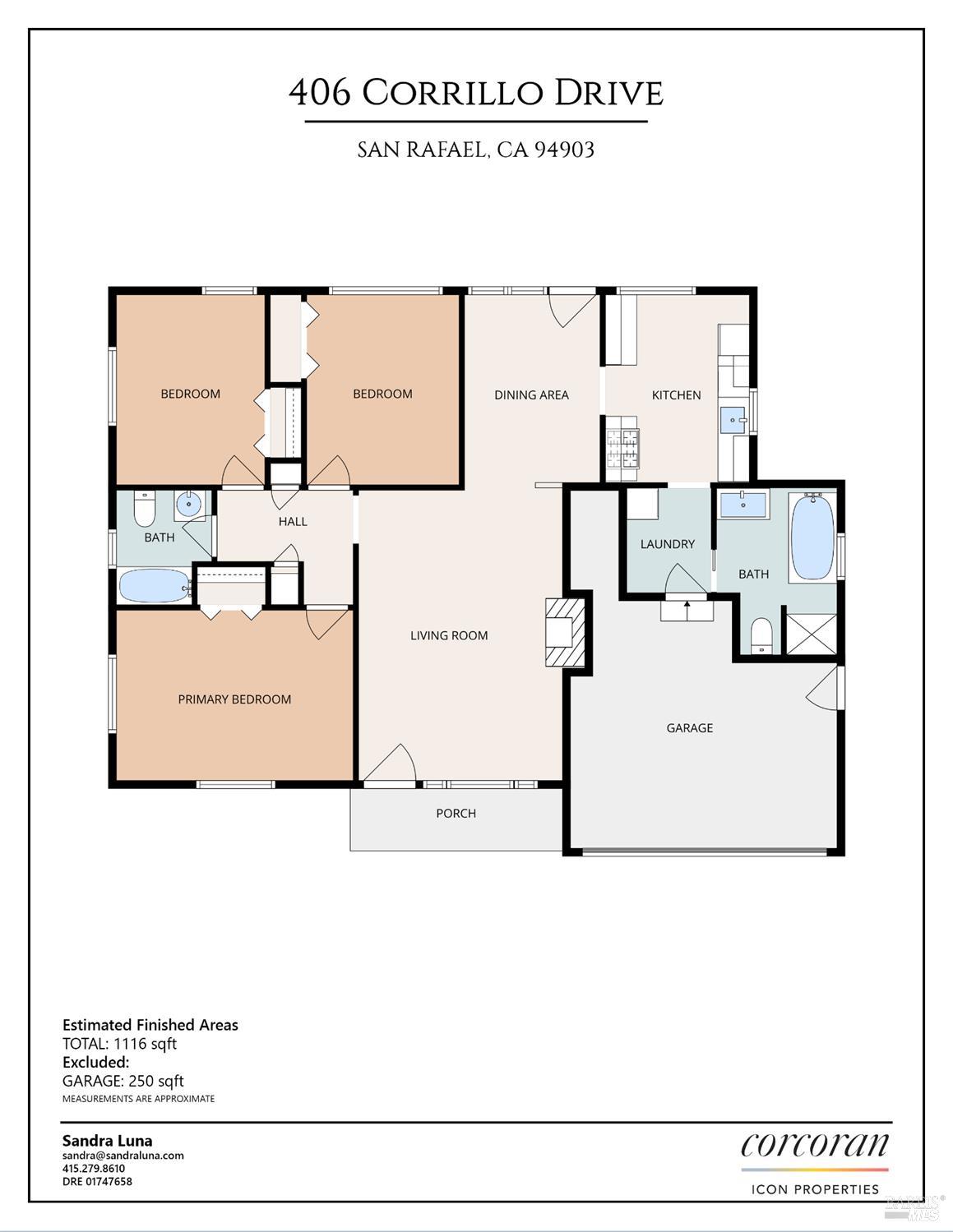 Detail Gallery Image 36 of 36 For 406 Corrillo Dr, San Rafael,  CA 94903 - 3 Beds | 2 Baths
