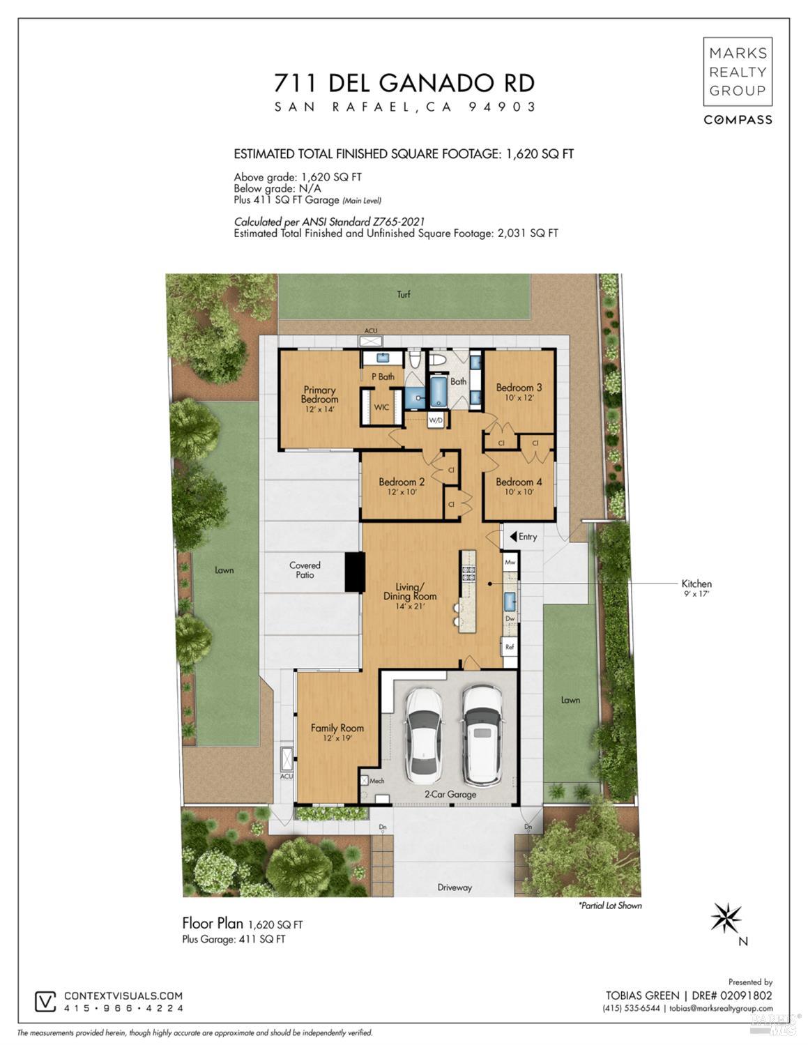 Detail Gallery Image 56 of 57 For 711 Del Ganado Rd, San Rafael,  CA 94903 - 4 Beds | 2 Baths