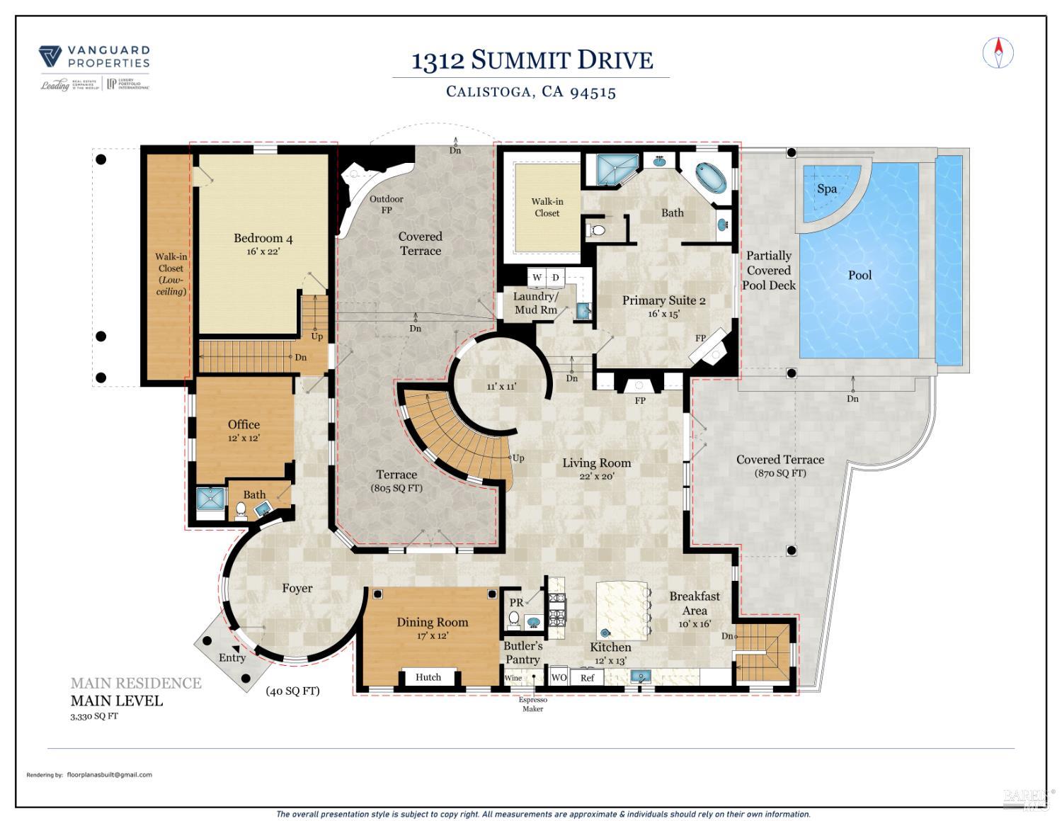 Detail Gallery Image 52 of 54 For 1312 Summit Dr, Calistoga,  CA 94515 - 5 Beds | 5/3 Baths