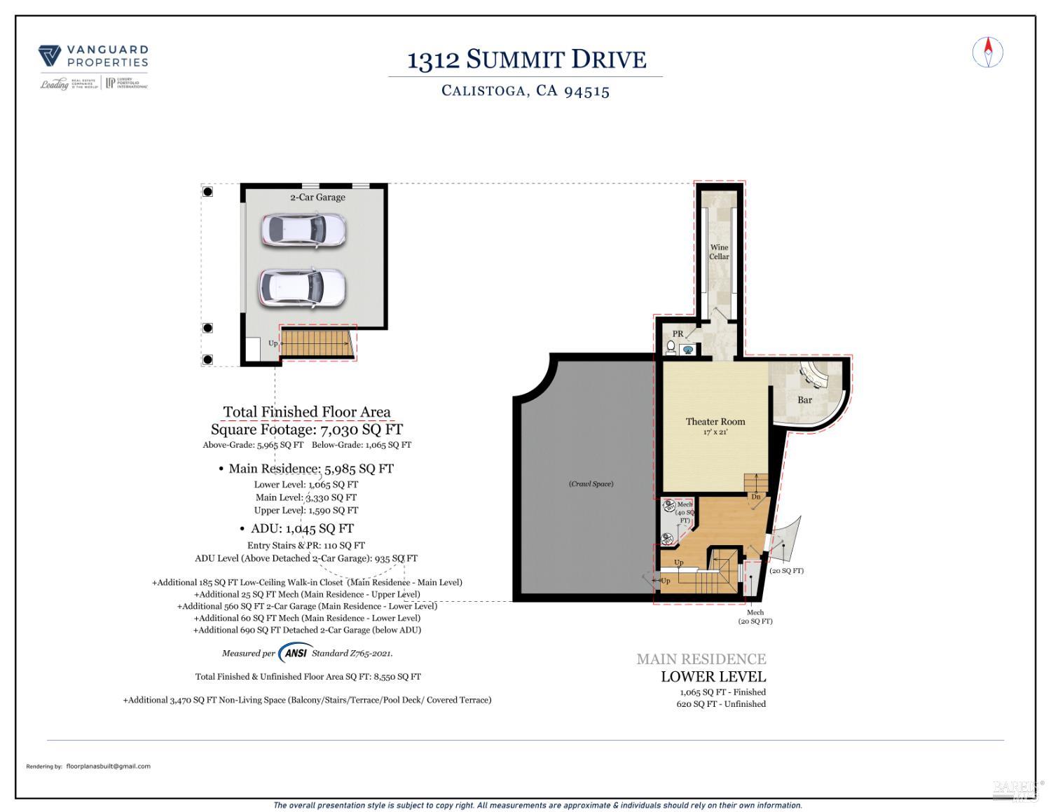 Detail Gallery Image 54 of 54 For 1312 Summit Dr, Calistoga,  CA 94515 - 5 Beds | 5/3 Baths
