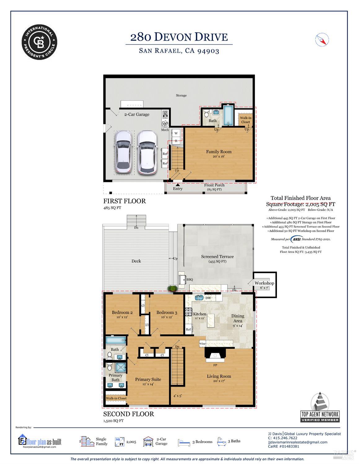 Detail Gallery Image 60 of 61 For 280 Devon Dr, San Rafael,  CA 94903 - 3 Beds | 3 Baths