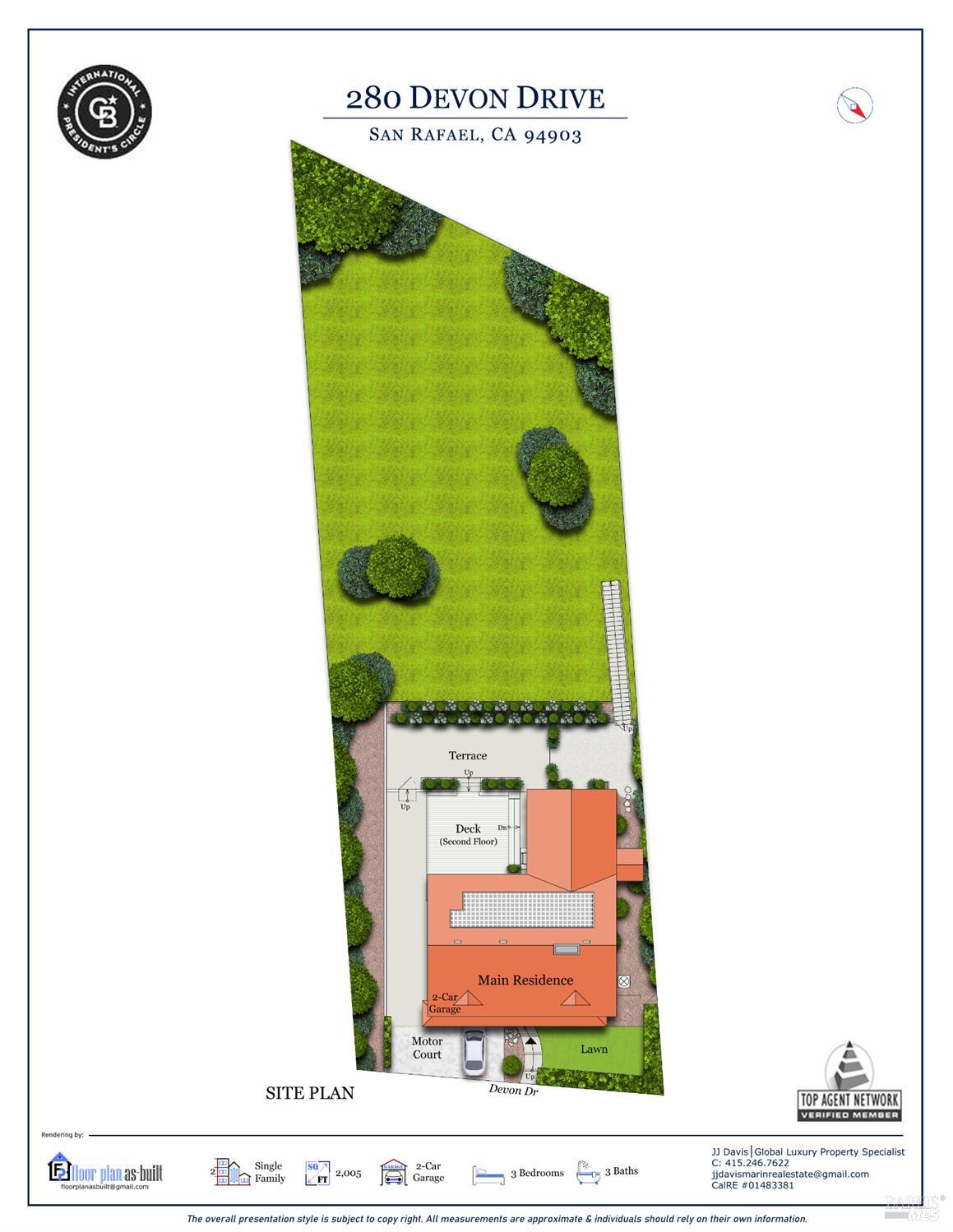 Detail Gallery Image 61 of 61 For 280 Devon Dr, San Rafael,  CA 94903 - 3 Beds | 3 Baths